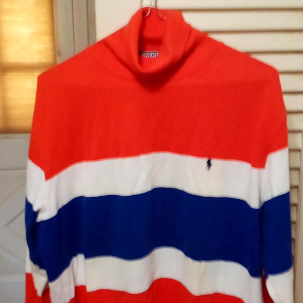 From Anita's Closet Polo by Ralph Lauren, size M, Multi Colored